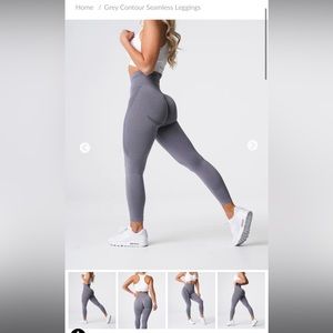NVGTN Grey Contour Seamless Leggings